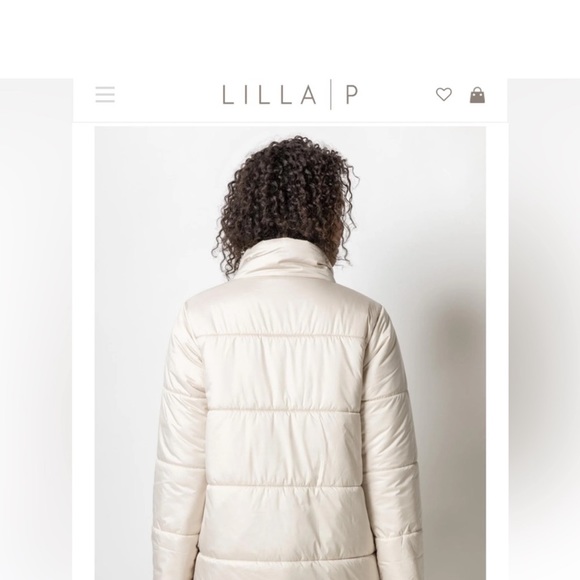 NWT! Lilla P Puffer Car Coat in beautiful Champagne - Picture 4 of 9